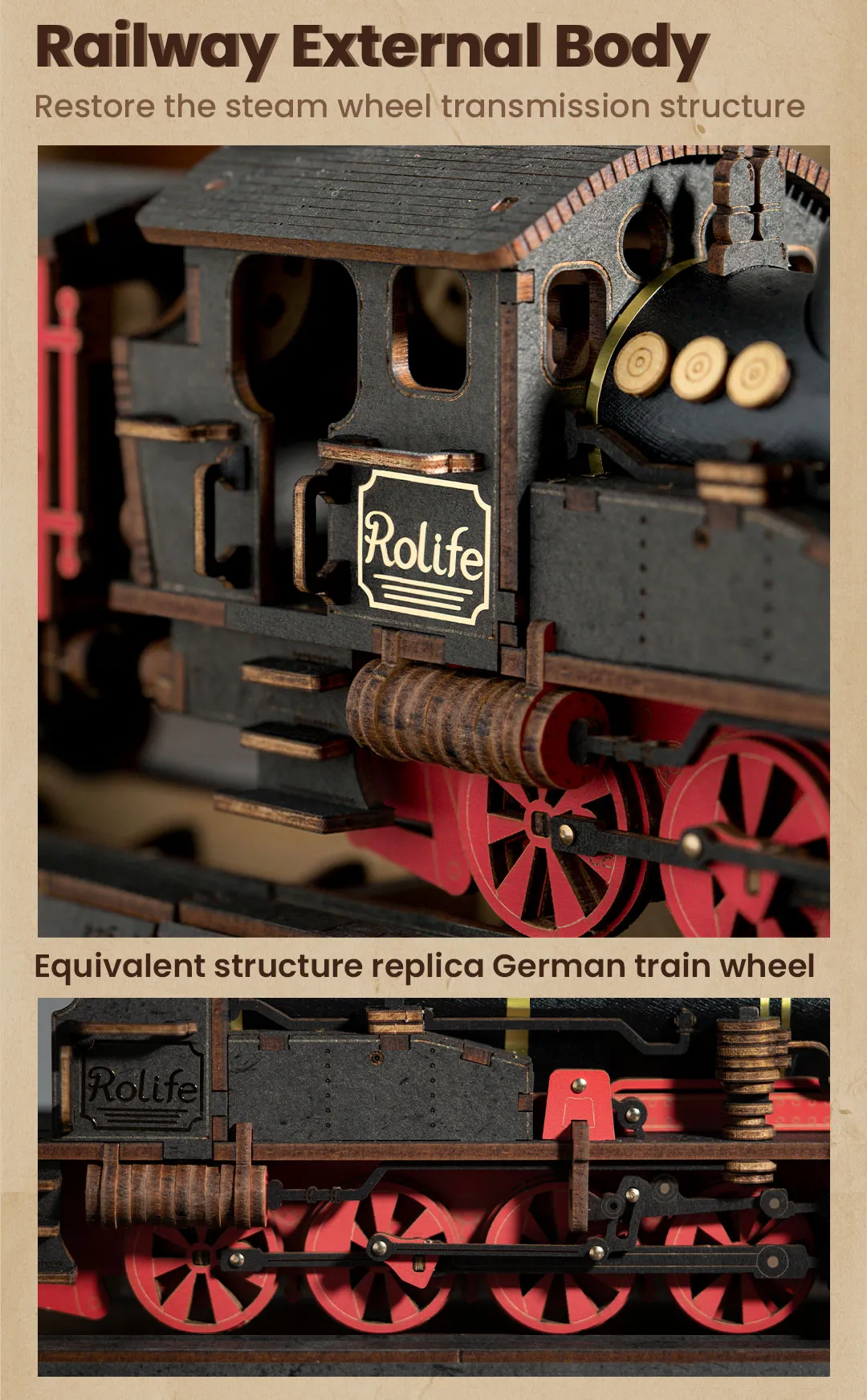 Puzzle 3D Tren de Vapor - Steam Journey