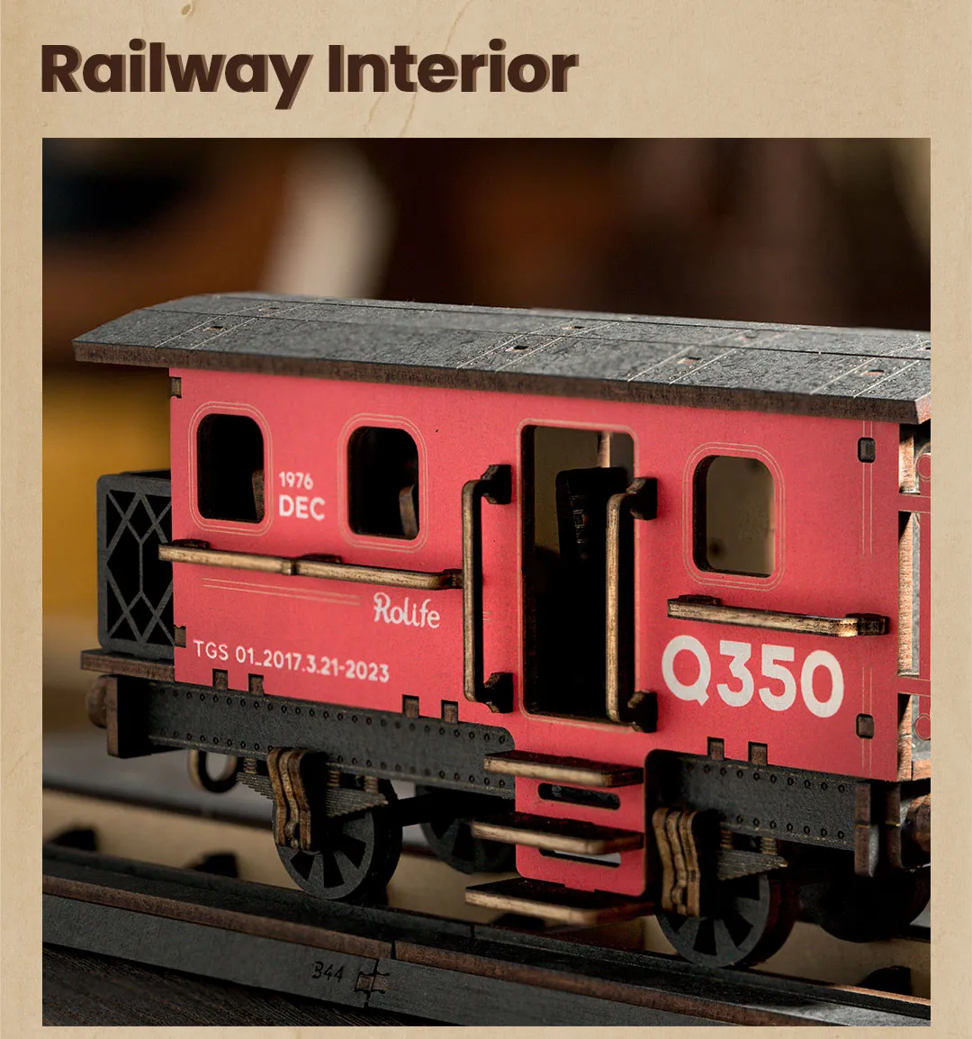 Puzzle 3D Tren de Vapor - Steam Journey