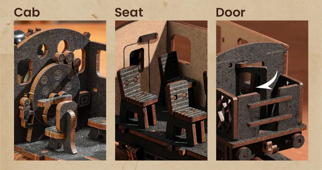 Puzzle 3D Tren de Vapor - Steam Journey