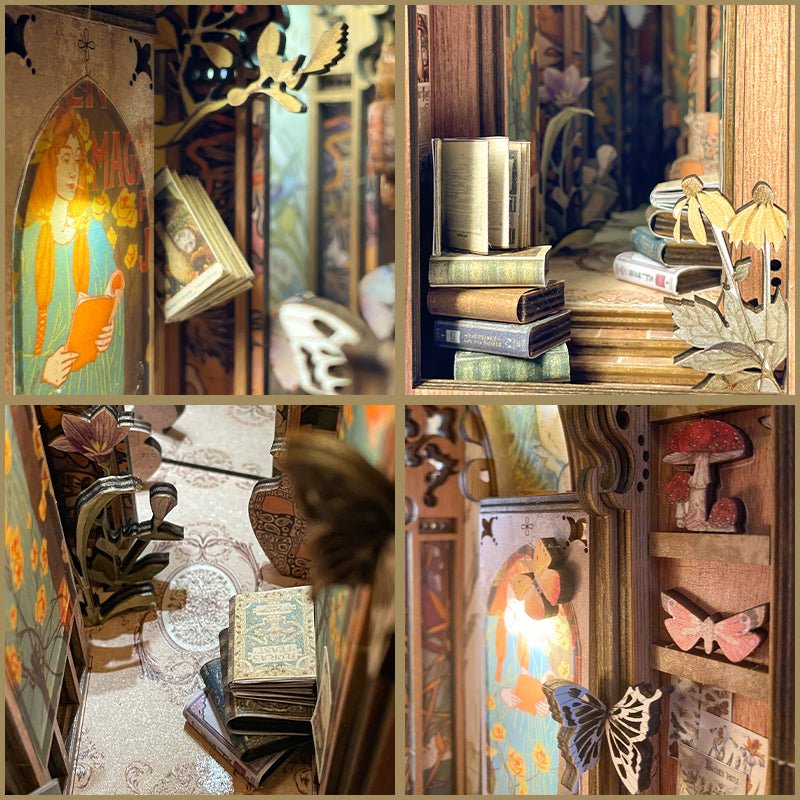 Book Nook Butterfly of the Unknow Lands