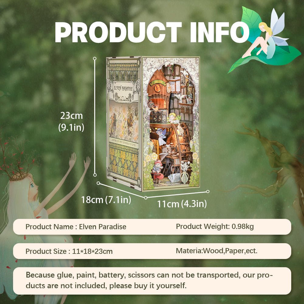 Book Nook Elves Paradise