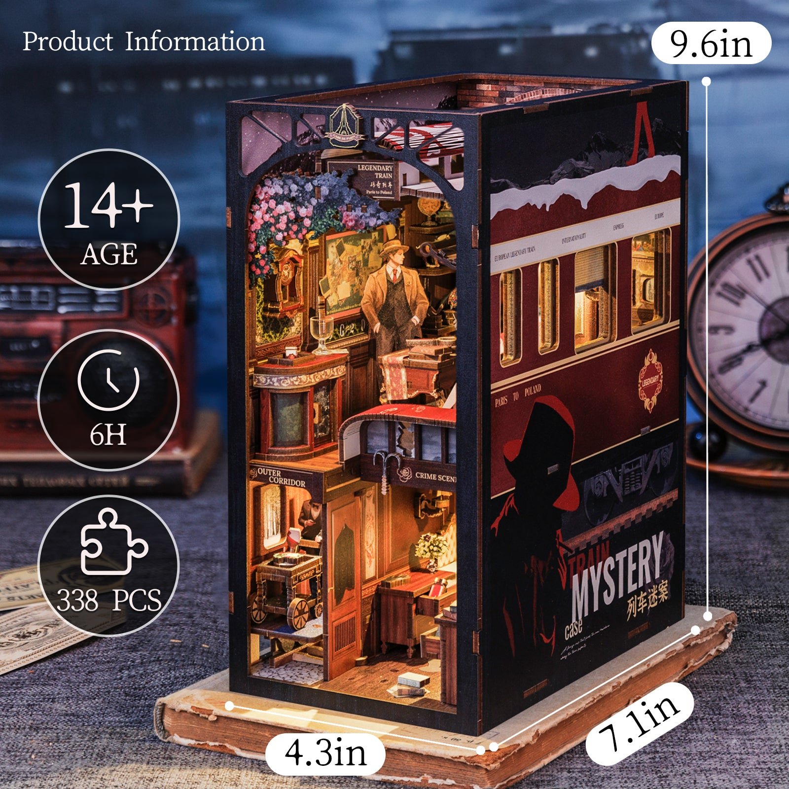 Book Nook Misterio | Train Mystery Case🚂 - Imagen 4