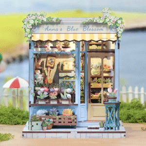 Dollhouse Book Nook | Anna's Blue Blossom