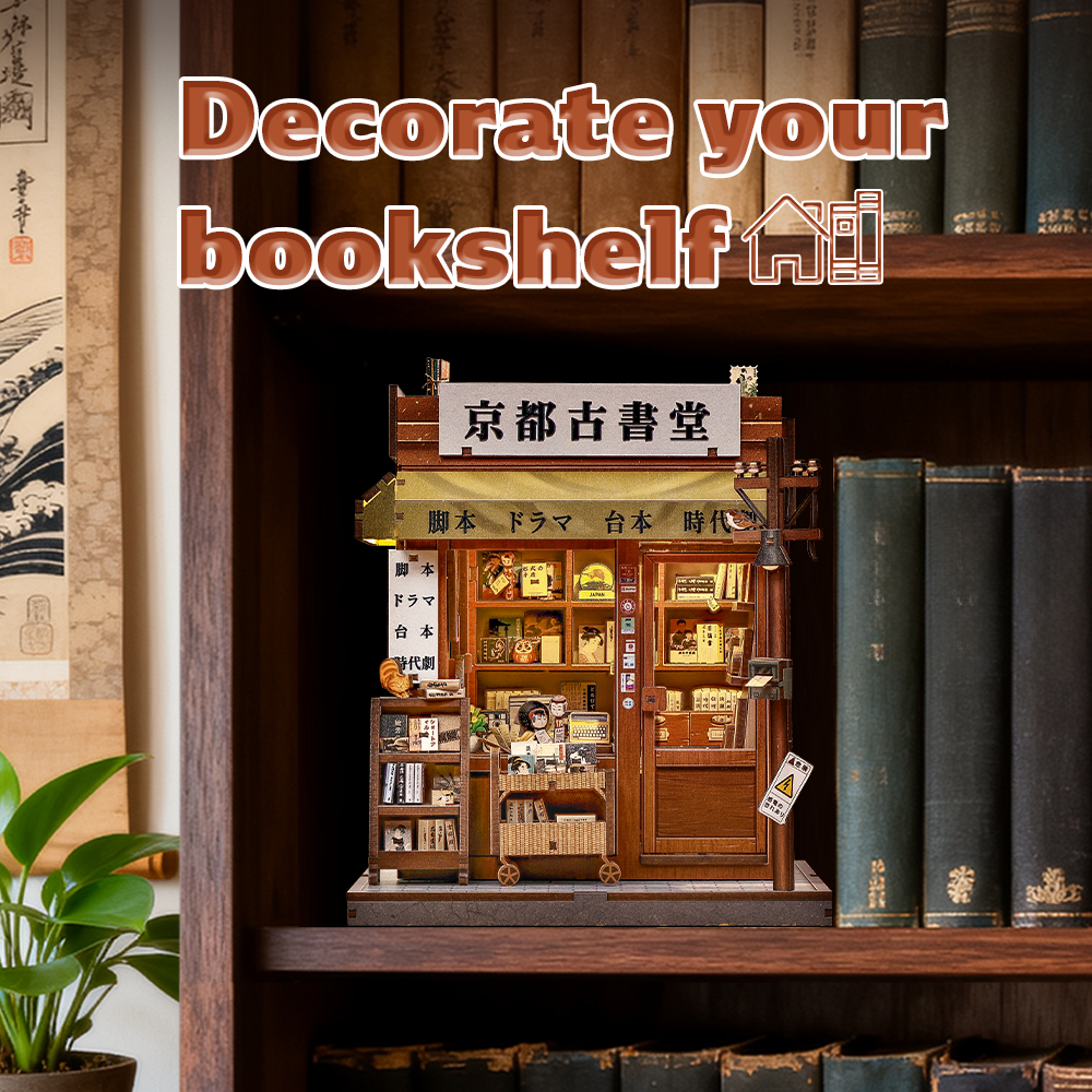 Dollhouse Book Nook | Antique bookery of Kyoto - Imagen 8