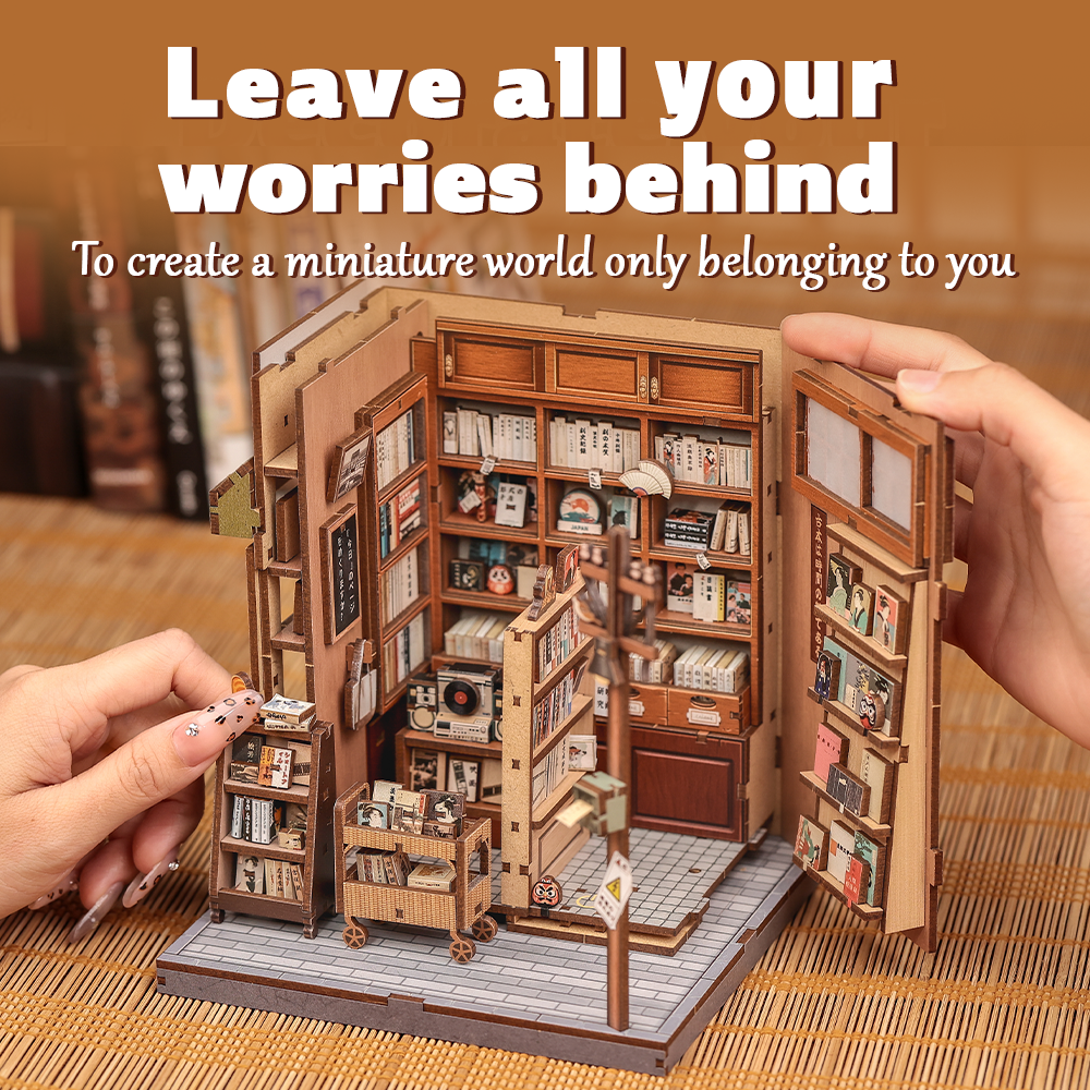 Dollhouse Book Nook | Antique bookery of Kyoto - Imagen 7