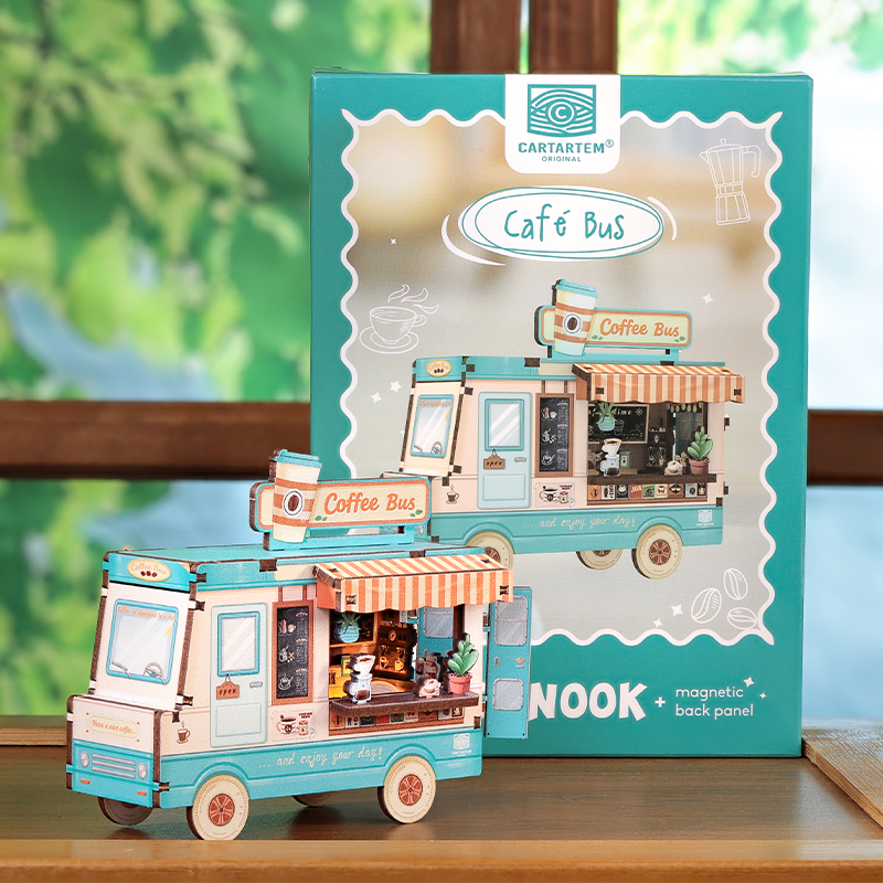 Book Nook | Café Bus DIY Mini - Imagen 4