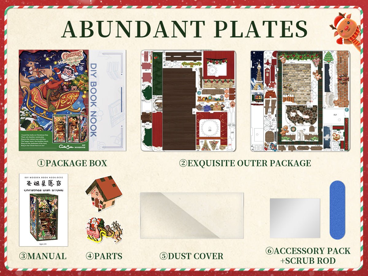 Book Nook Tienda de Navidad | Christmas Wish Store