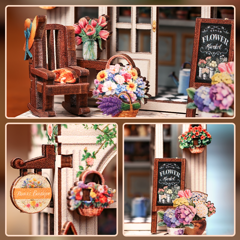Book Nook | Flower Boutique DIY Mini - Imagen 3