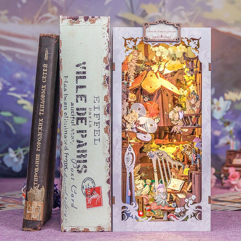 Book Nook Bosque de Hadas | Flower Forest Concert