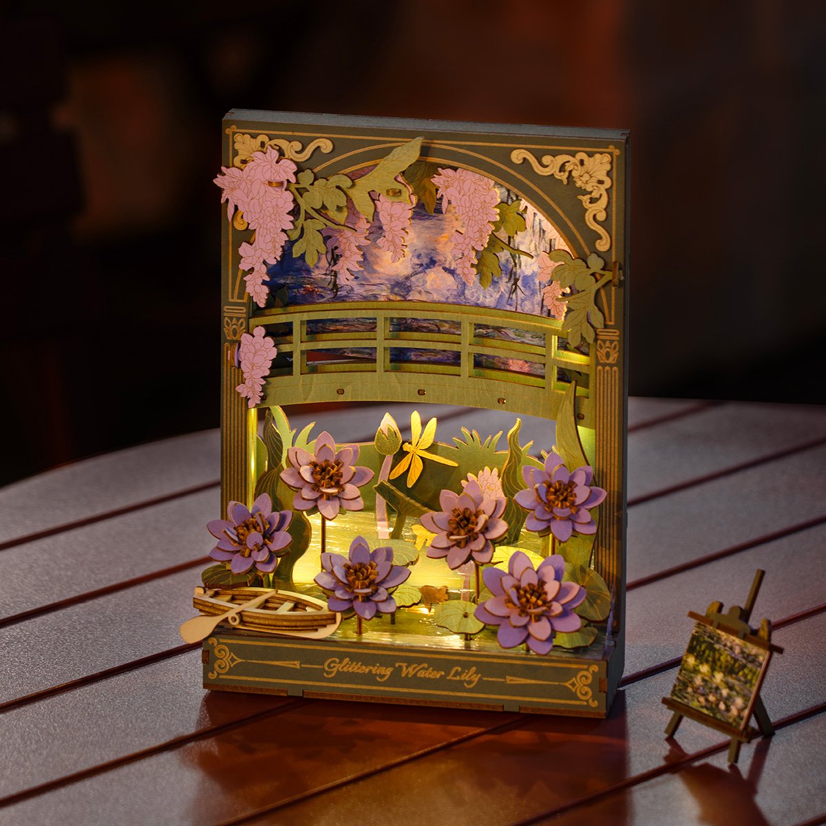 Glittering Water Lily - Puzzle 3D - Imagen 3