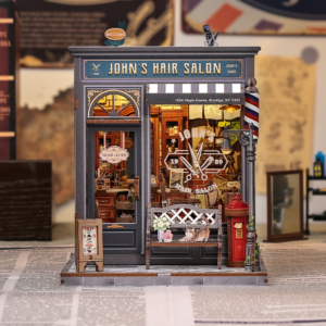 Dollhouse Book Nook | John's Hair Salon