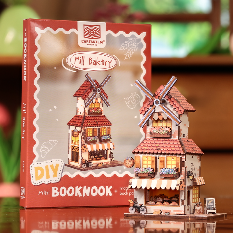 Book Nook | Mill Bakery DIY Mini - Imagen 4