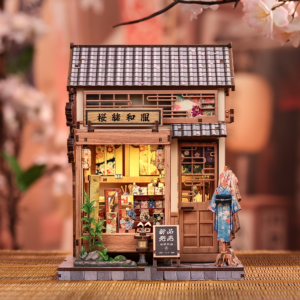 Dollhouse Book Nook | Sakura o kimono shop