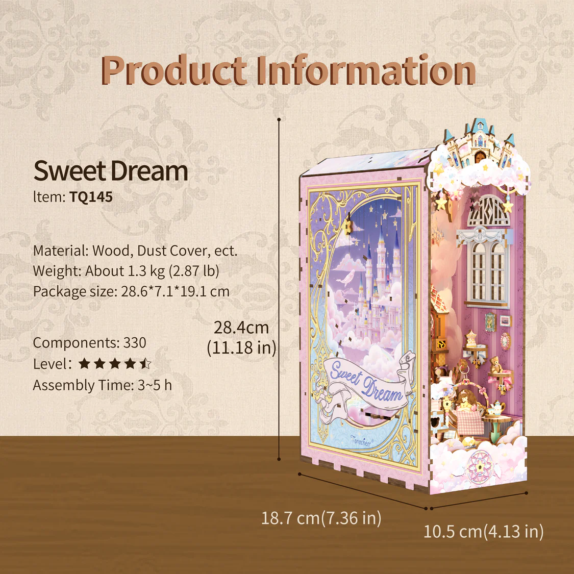 Book Nook Kawaii Pastel | Sweet Dream Tonecheer